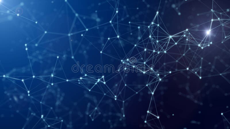 Digital, 3d rendered abstract plexus background. Connection and web concept. vector illustration