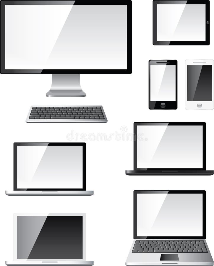 Digital devices photo-realistic set