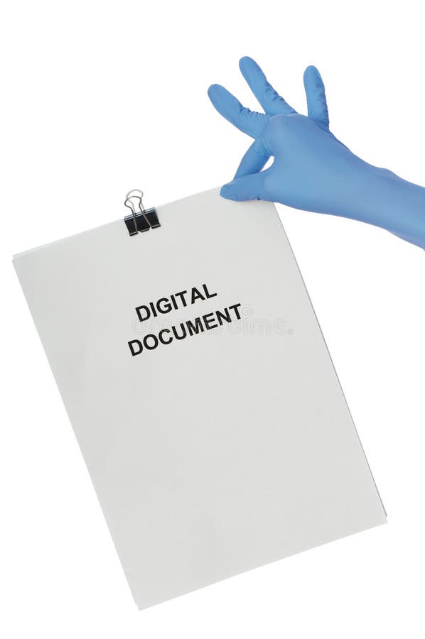 Digital document royalty free stock photos