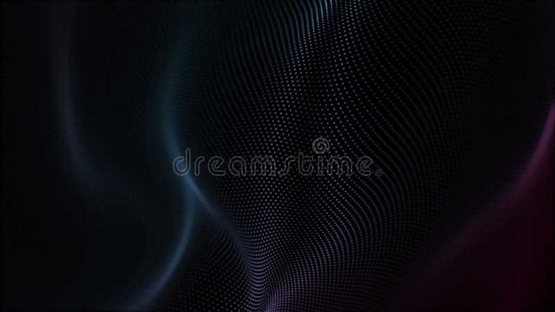 Artificial intelligence concept endless animation. Screensaver. royalty free illustration