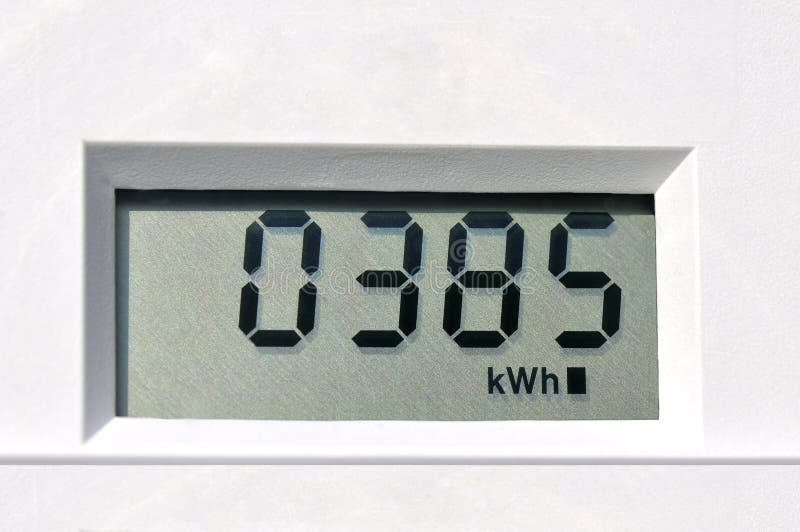 Digital electric meter stock photo. Image of meters, modern 36677680