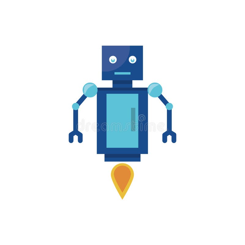Digital Future Robot Icon Flat Design Stock Vector Illustration Of Connection Internet Digital Future Robot Icon Flat Design Stock Vector Illustration Of Connection Internet