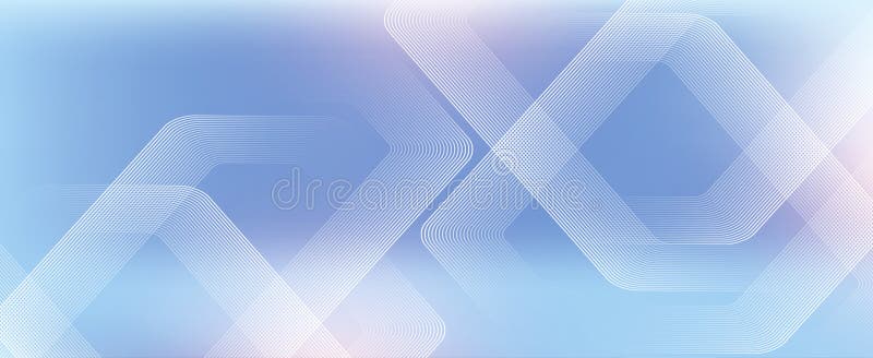 Digital futuristic technology concept with hexagons. Digital hexagonal blue abstract background. Geometric stripe line stock illustration