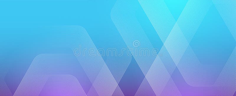 Digital futuristic technology concept with hexagons. Digital hexagonal blue abstract background. Geometric stripe line vector illustration