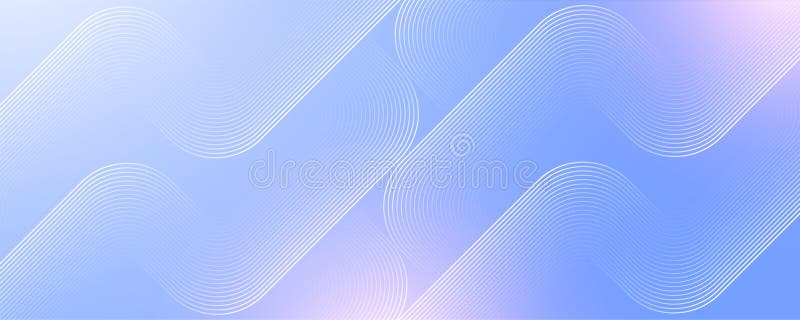 Digital futuristic technology concept with hexagons. Digital hexagonal blue abstract background. Geometric stripe line stock illustration