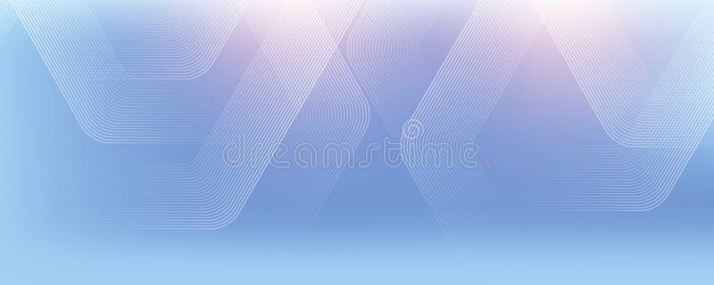 Digital futuristic technology concept with hexagons. Digital hexagonal blue abstract background. Geometric stripe line royalty free illustration