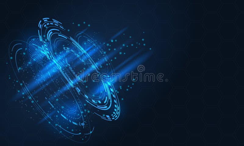 Digital futuristic user interface, HUD for app and web vector illustration Digital futuristic user interface, HUD for app and web vector illustration