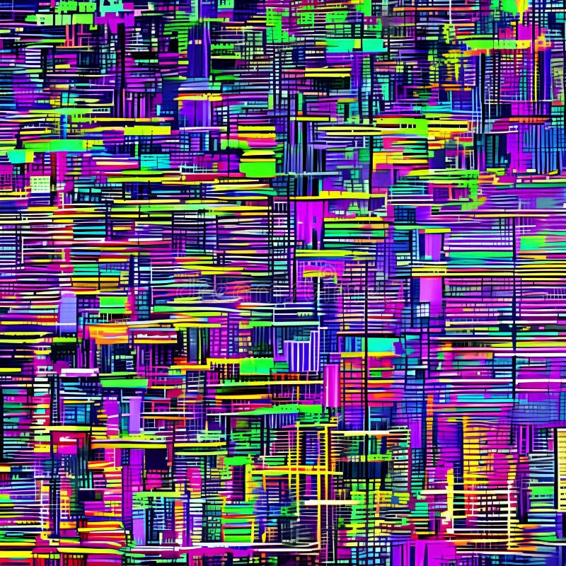 390 Digital Glitch: a Glitchy and Digital-inspired Background
