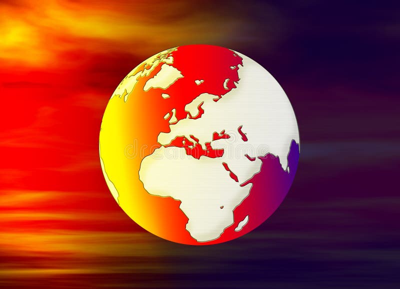 Globul digital stock illustration