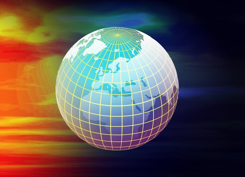 Globul digital stock illustration