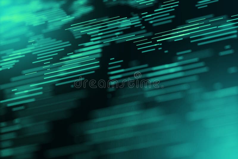 Digital graphic computer generated energy motion copy space blur background