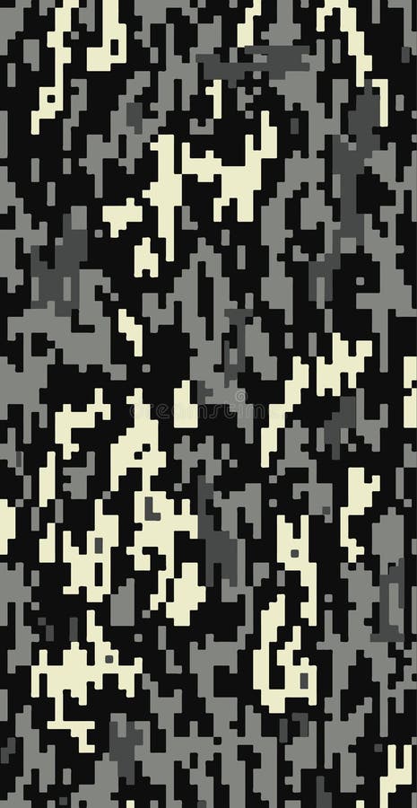 Digital-graue Tarnung stock abbildung