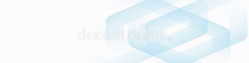 Digital hexagonal blue abstract background. Digital futuristic technology concept with hexagons. Geometric stripe line vector illustration