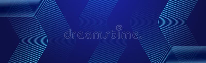 Digital hexagonal blue abstract background. Digital futuristic technology concept with hexagons. Geometric stripe line vector illustration