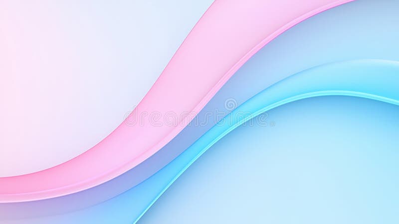 A digital illustration of abstract wave patterns in pink and blue. royalty free stock photography