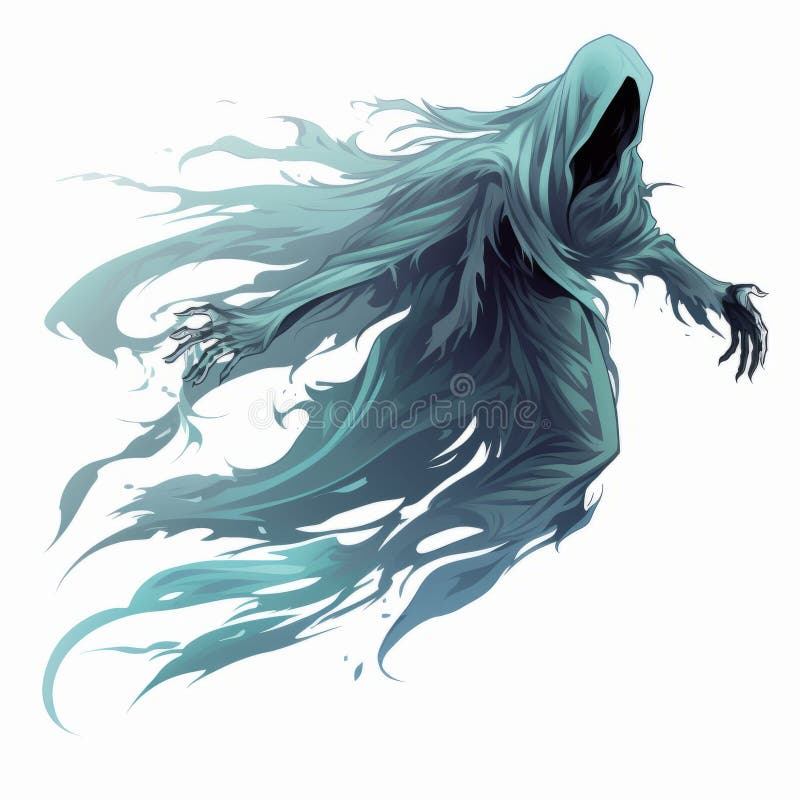 Crying Banshee Folklore Mythology Ghost Stock Vector (Royalty Free