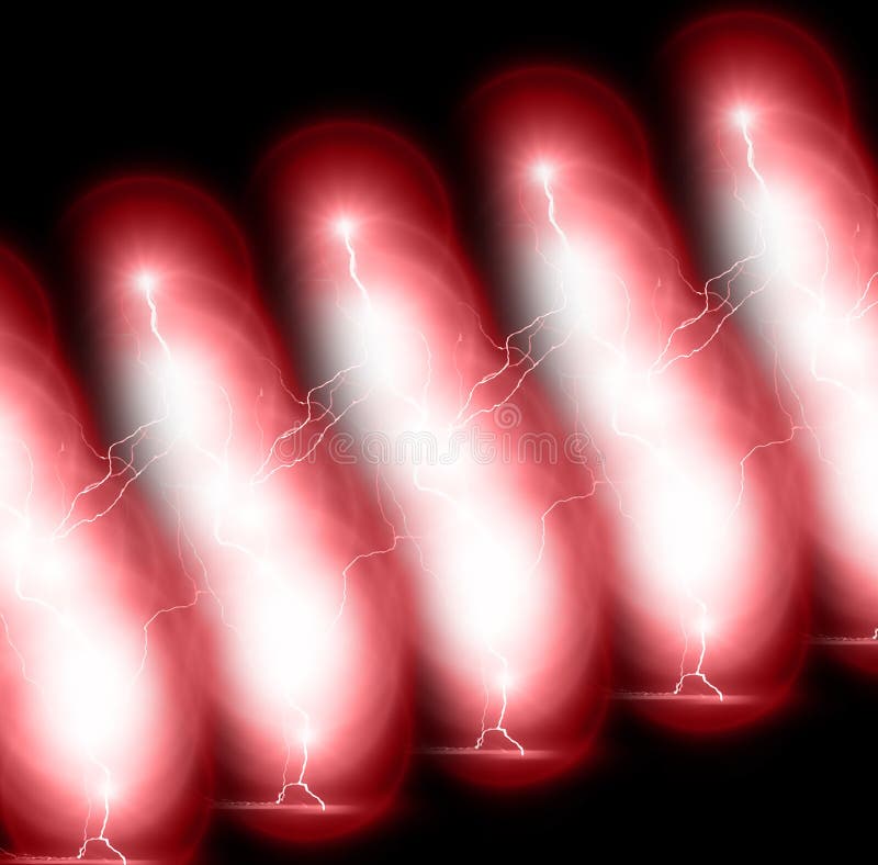 Illustration Lighting Strike Electric Charge Stock Illustration