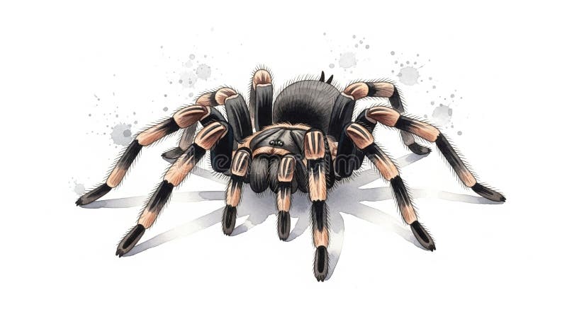 Orange Tarantula Stock Illustrations – 820 Orange Tarantula Stock