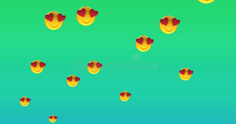 Green Surprise Floating Emoji