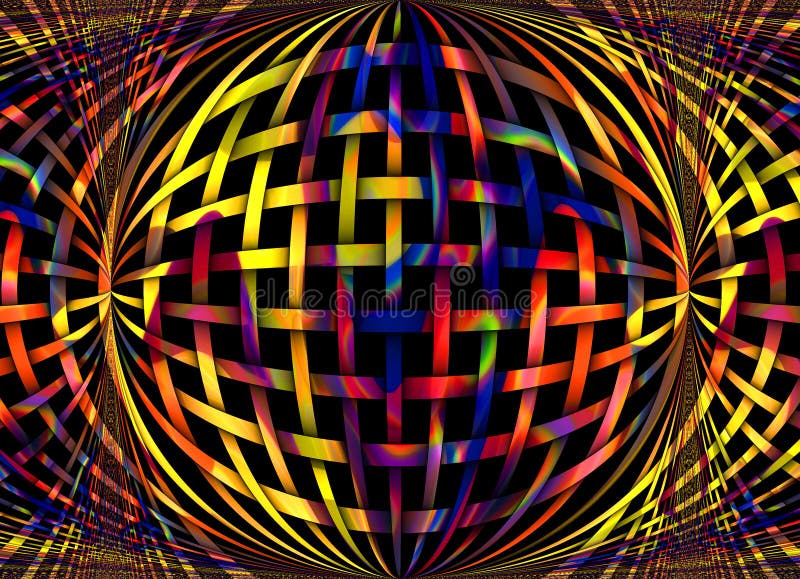 Digital image of pastel colors vector illustration