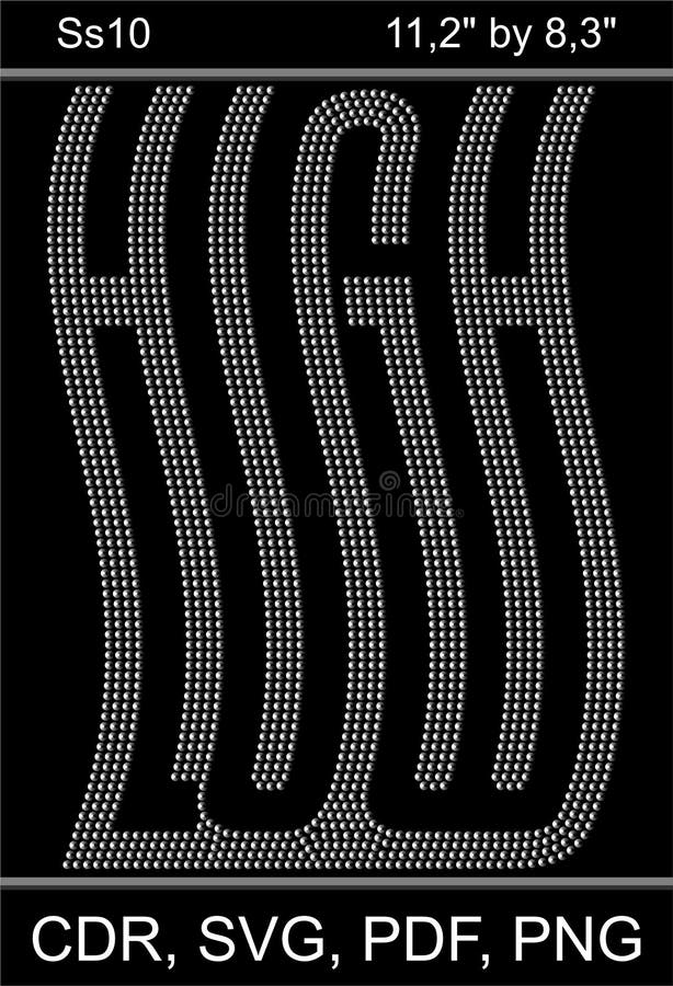 HIGHT LOW Rhinestones Templates Stock Vector Illustration of HIGHT LOW Rhinestones Templates Stock Vector Illustration of