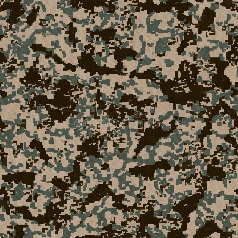 Digital kamouflagemodell. Sömlös textur.