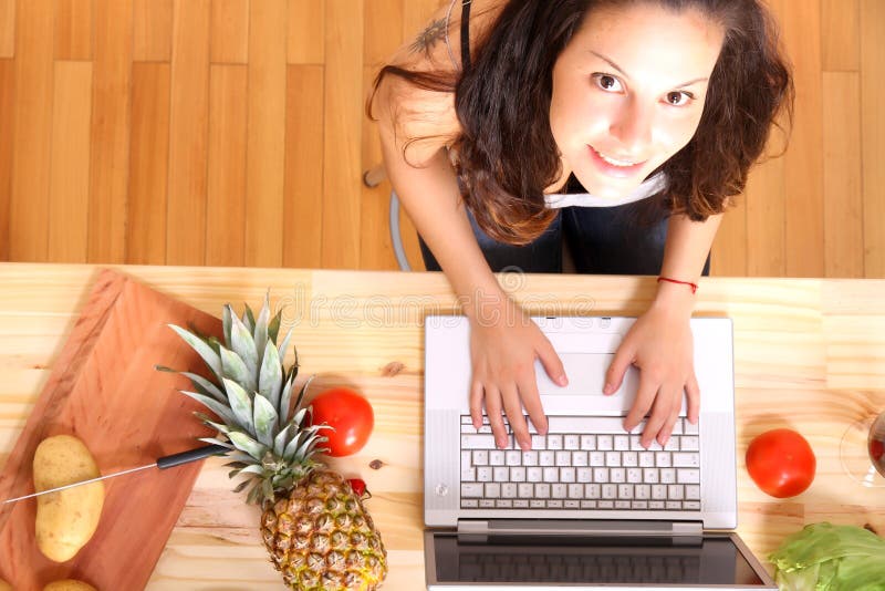 Digital Kitchen stock photo. Image of organic, fruit 40734102