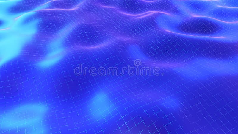 A digital landscape royalty free illustration