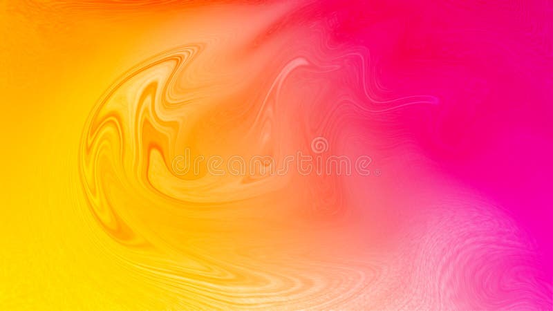 Digital Liquid Abstract Flowing Effect Pink Yellow Wallpaper Stock Image -  Image of backdrop, colorful: 97997353