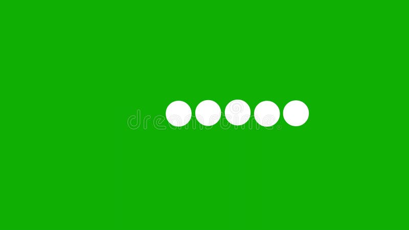 Digital Loading Process Motion Graphics with Green Screen Background