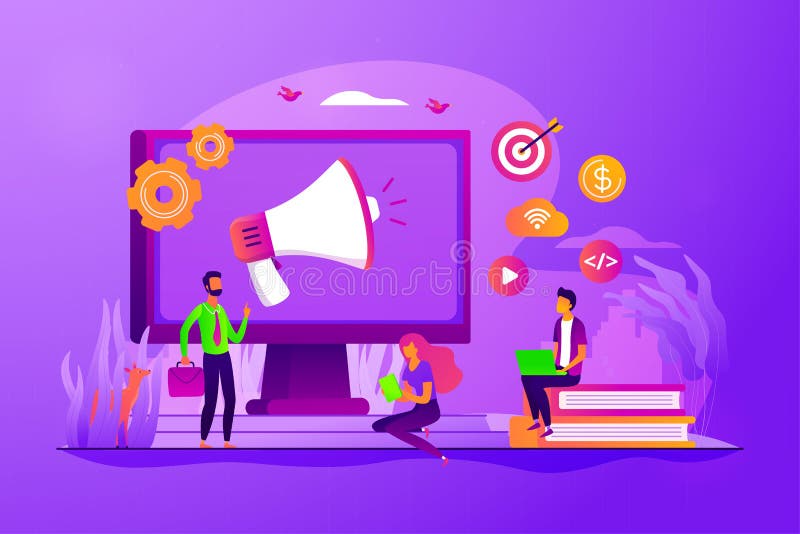 Digital marketing strategy concept vector illustration royalty free illustration Digital marketing strategy concept vector illustration royalty free illustration