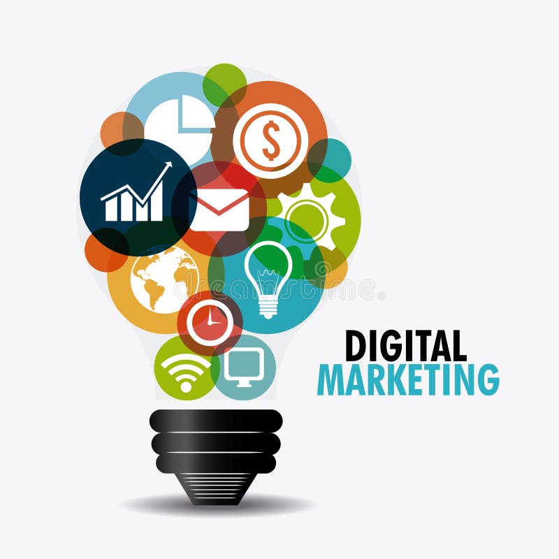 Digital marketing design.