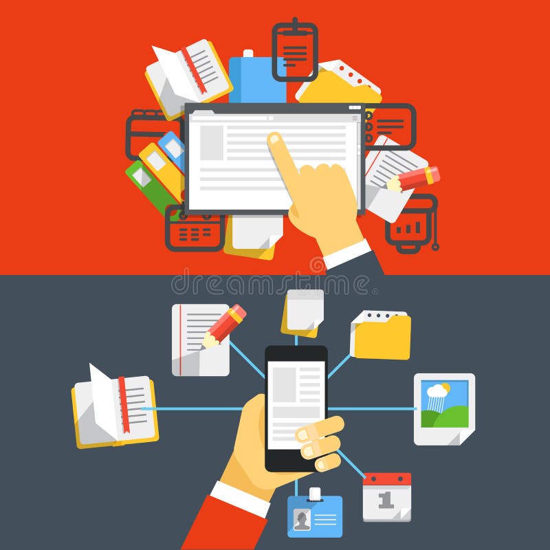 Digital media library stock vector. Illustration of inspiration 39531823