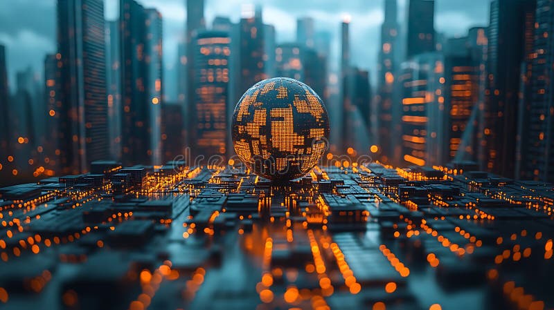 Futuristic Metropolis Connected World Stock Illustrations – 396 Futuristic  Metropolis Connected World Stock Illustrations, Vectors & Clipart -  Dreamstime