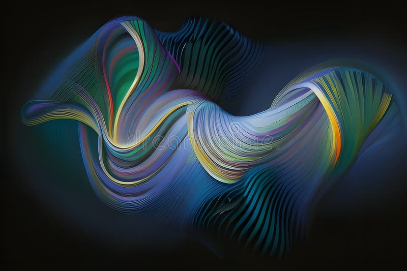 Digital monokrom amaze : Yreal svart och vit 3d som gjorts fast i en abstrakt labyrint med en bländande intrikisk design stock illustrationer
