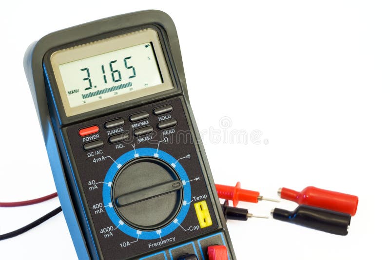 Digital multimeter royalty free stock photo