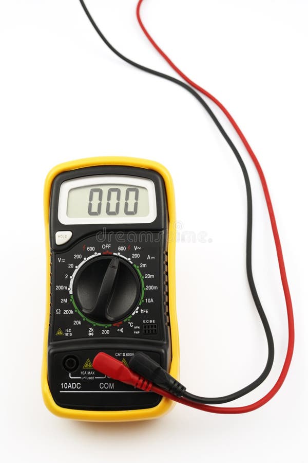 Digital multimeter stock photos