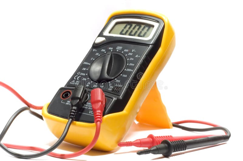 Digital multimeter stock photography