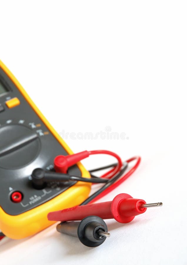 Digital multimeter stock photos