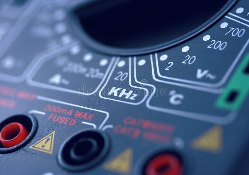 Digital multimeter stock image