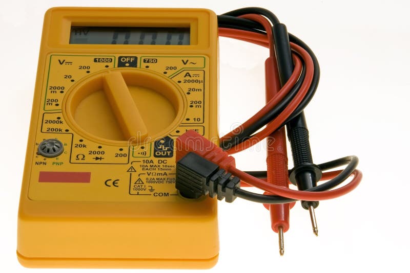 Digital multimeter stock photography