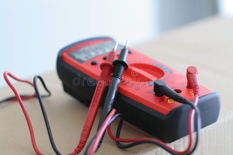 Digital multimeter royalty free stock photography
