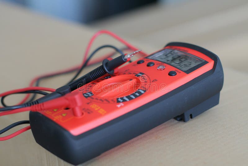 Digital multimeter stock image