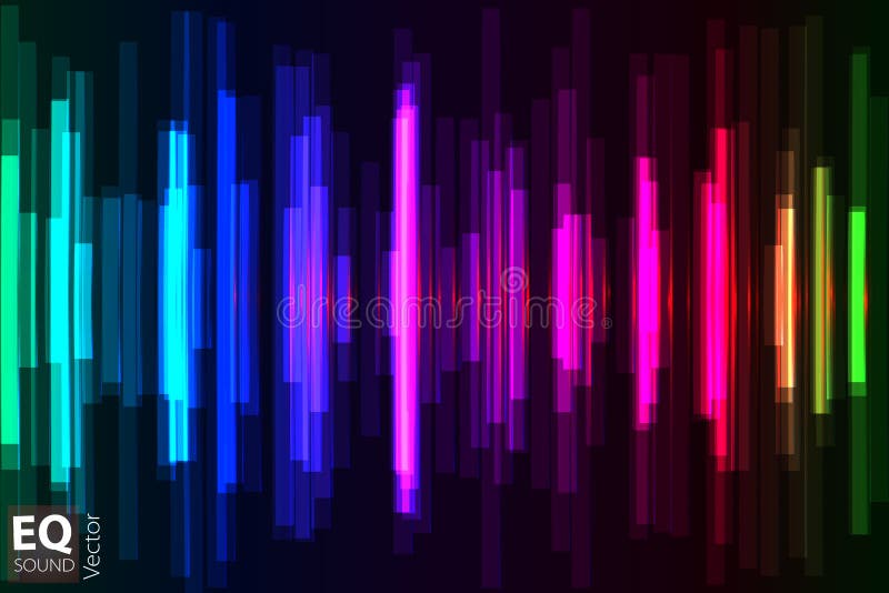 Digital Music Equalizer. Vector Illustration. Stock Illustration