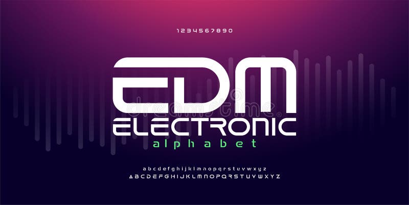 E-D-M Electronic Dance Music