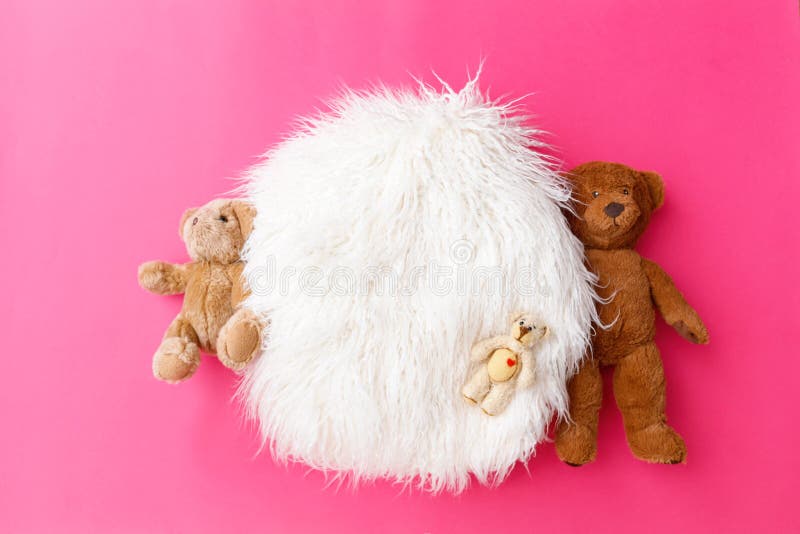 Digital Newborn Background for Baby Girls. Bright Pink Colors and Teddy  Bears Stock Photo - Image of newborn, flower: 177634282