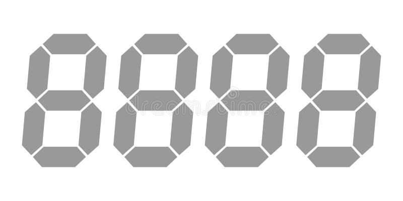 Digital numbers price stock illustration Digital numbers price stock illustration