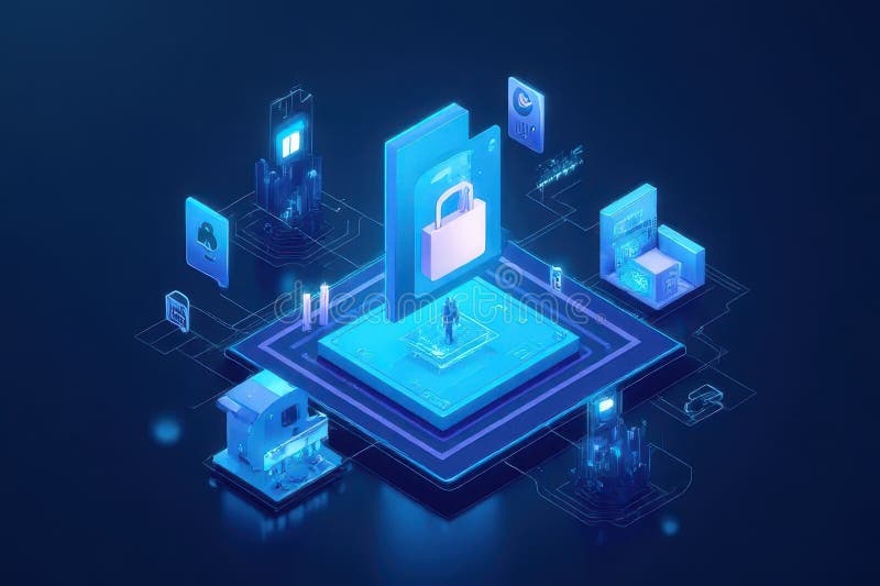 Digital Payments Revolution through Advanced FinTech vector illustration