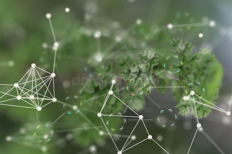 Green technology conceptual design connection. royalty free stock photo
