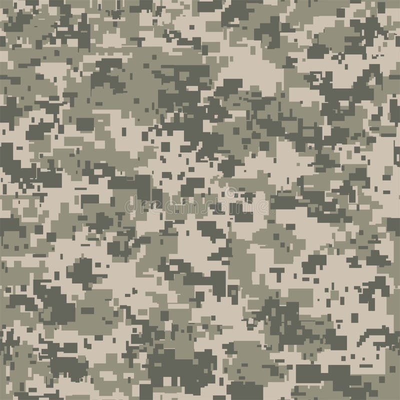 Digital pixel camouflage seamless pattern for your design. Vector Texture. Vector abstract seamless pattern vectors
